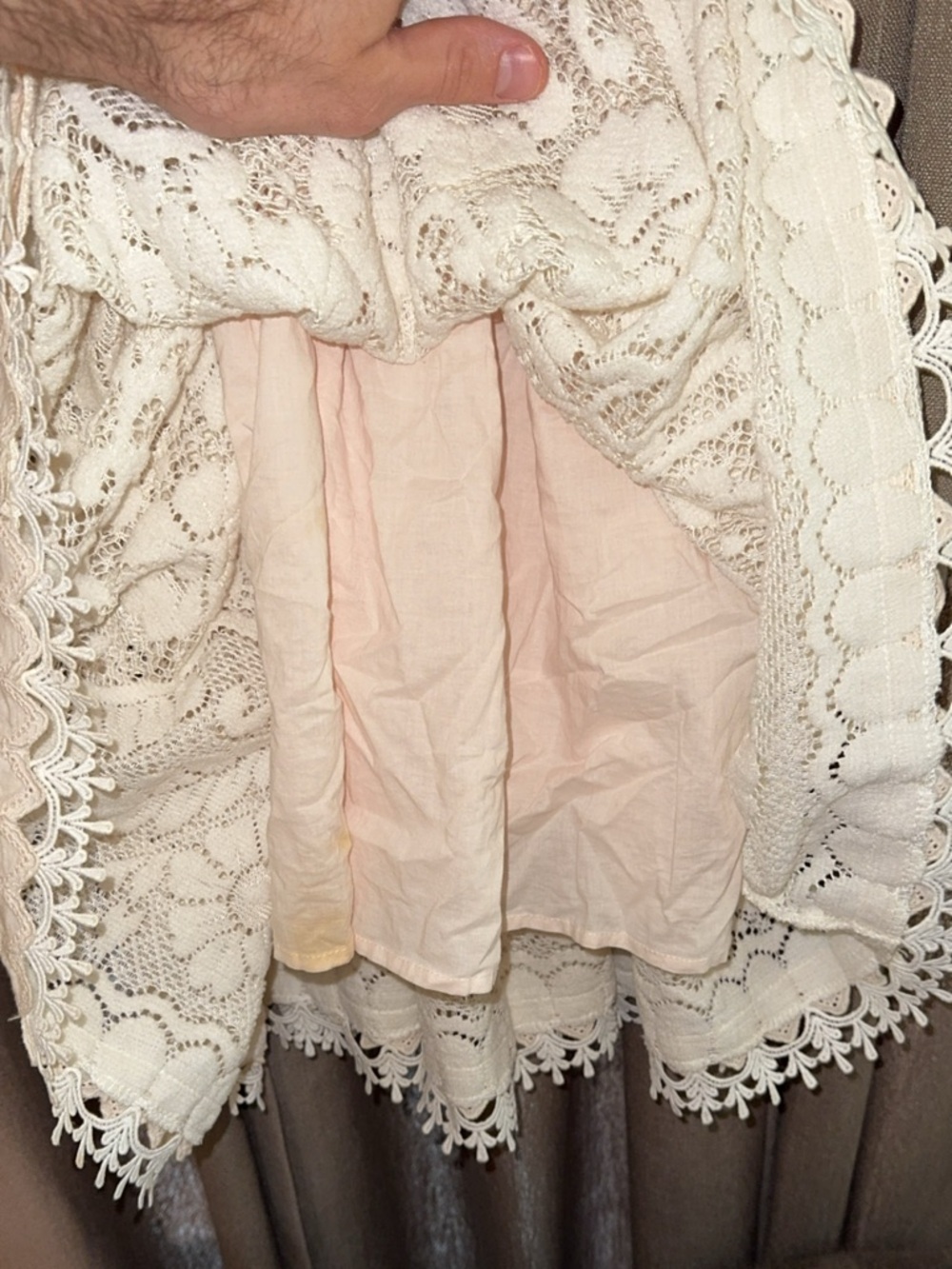 DOLLCAKE girls kids children’s lace dress with pink accent size 5 - Picture 5 of 6